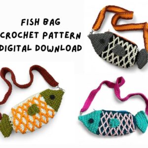 Crochet Fish Bag Pattern