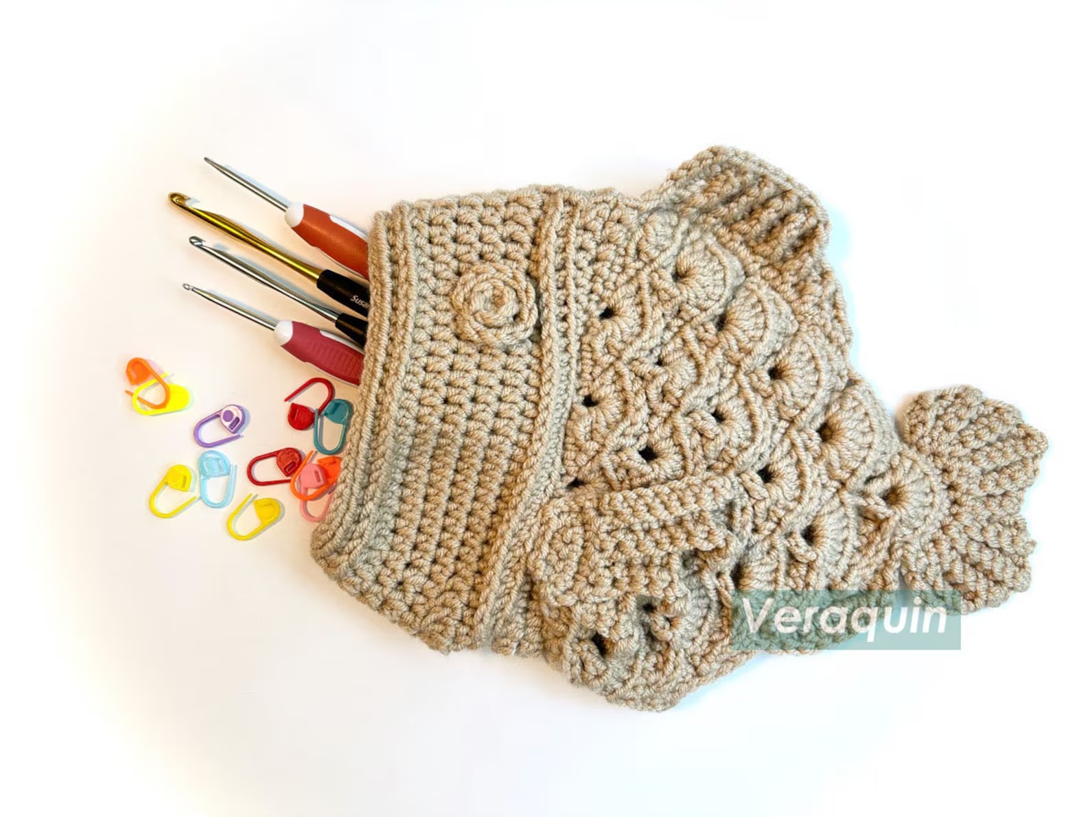 Taiyaki Carp Crochet Bag Pattern